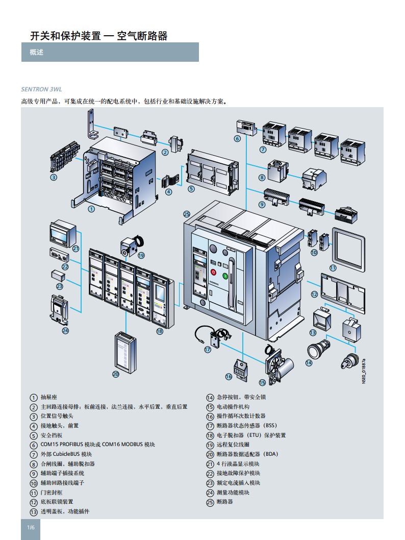 西门子 万能式断路器