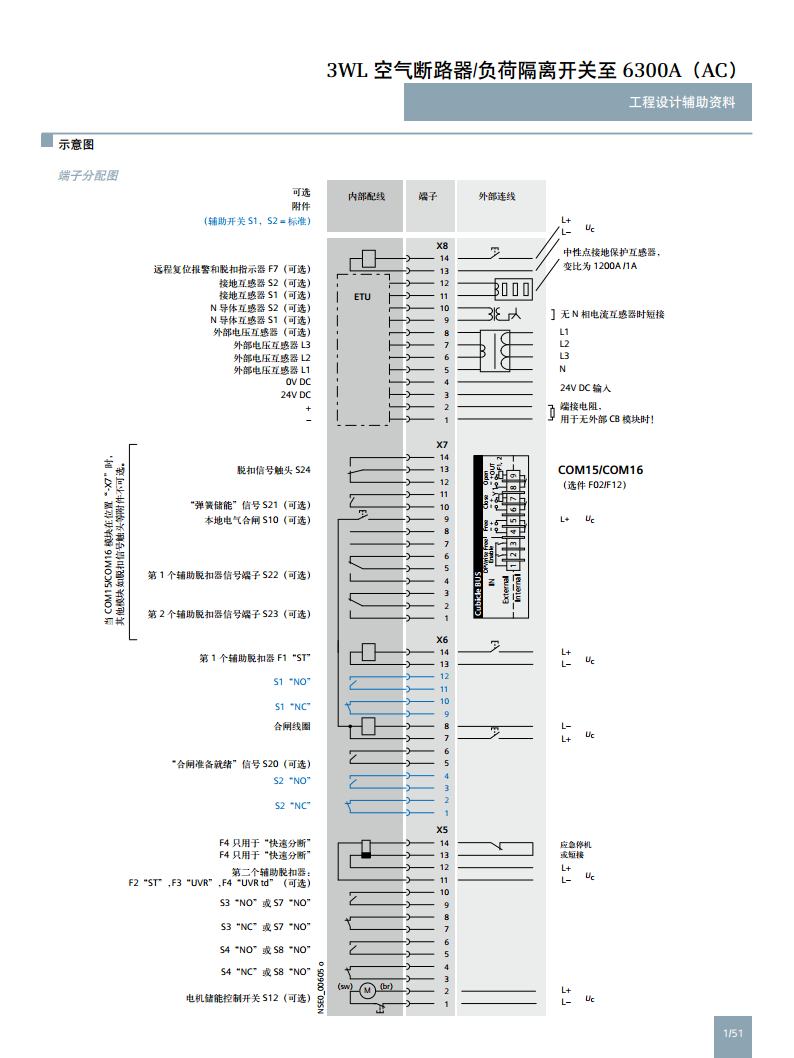 西门子 万能式断路器