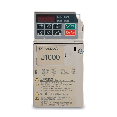 安川变频器CIMR-JB4A0011BAA 3.7KW 400VAC(输入输出三相) J1000 小型简易型 系列功率0.2-5.5KW