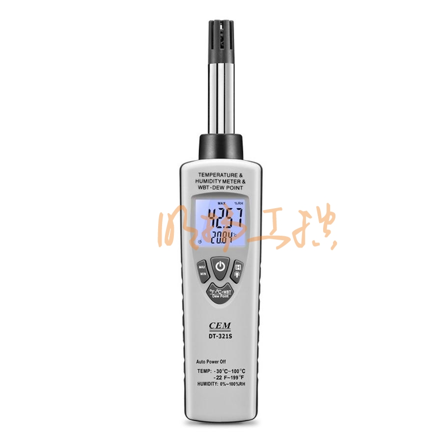 华盛昌DT-321S工业温湿度计 零下20至60℃±0.5℃ 露点湿球