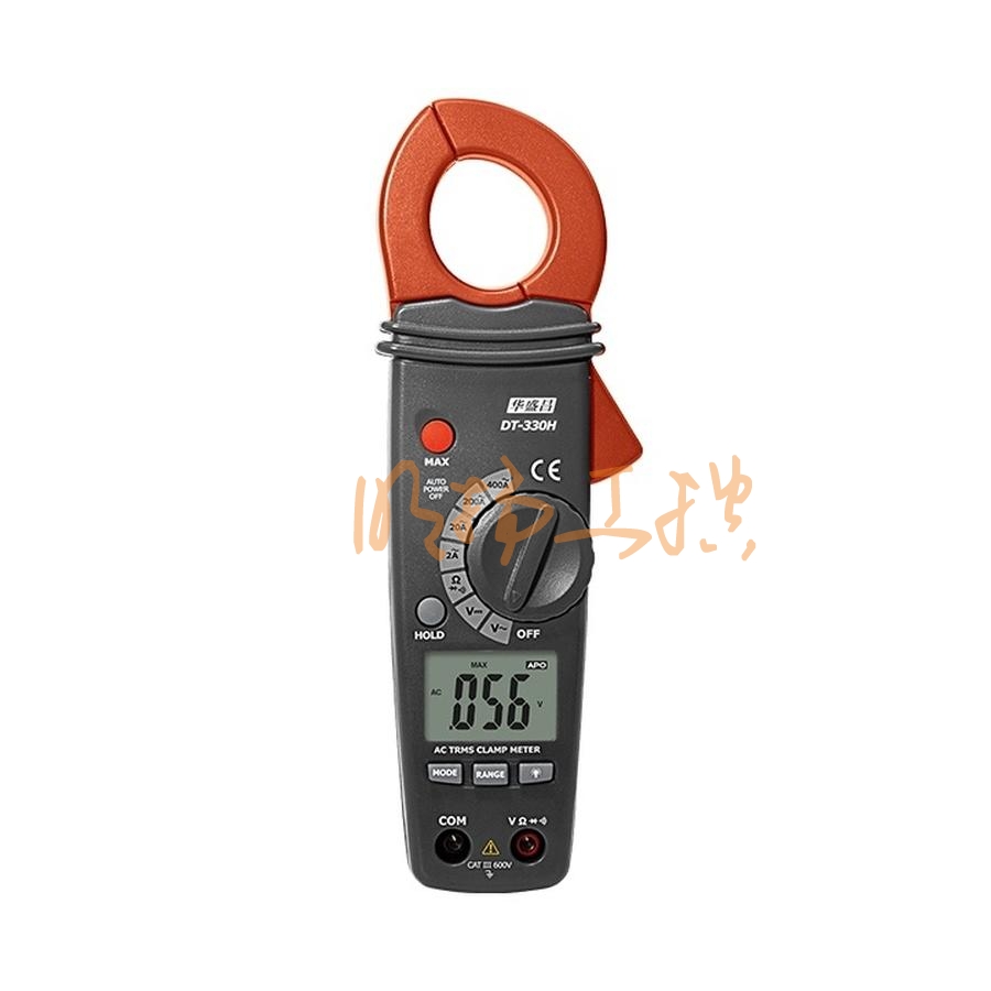 华盛昌CEM DT-333H数字钳表 0.1V至600V/40A±1.5% NCV