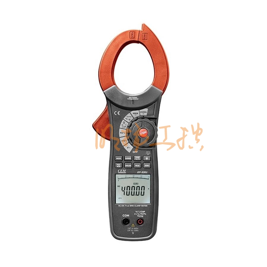 华盛昌DT-3351钳形表 1500A TRMS 浪涌 CAT IV600V