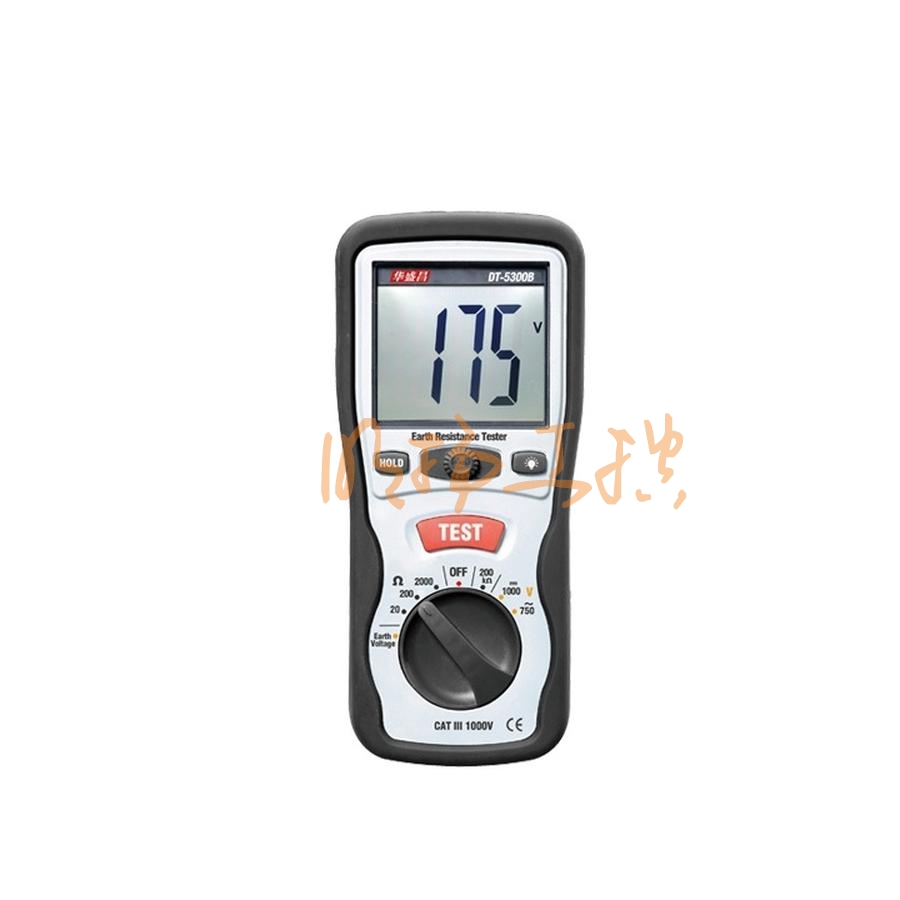 华盛昌DT-5300B接地电阻表0.01Ω至2000kΩ 绝缘导通 兆欧表