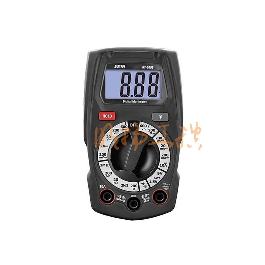 华盛昌DT-663H防烧万用表全量程保护 AC/DC1000V 通断电容