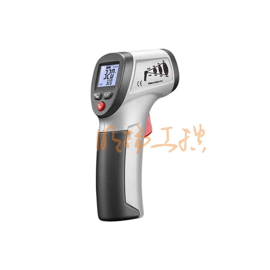 华盛昌DT-812高温测温枪 零下50至500℃±1.5% 8:1 电力检修