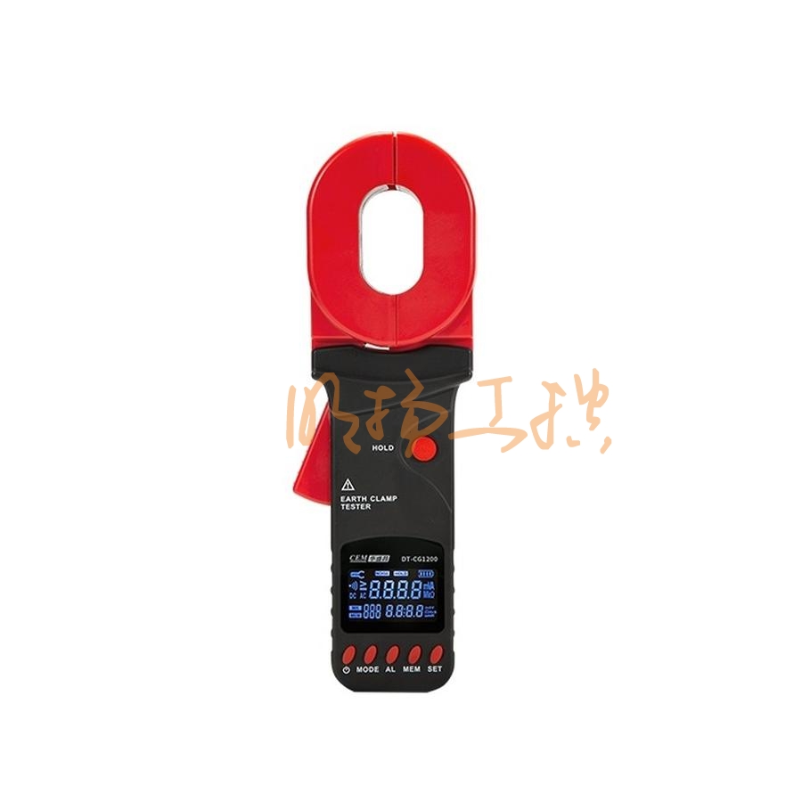 华盛昌DT-CG1200钳形接地仪 1200Ω±1.5%/35mm钳口