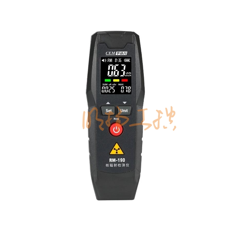 华盛昌RM-190核辐射检测仪 0.01至1000μSv/h α/β/γ监测