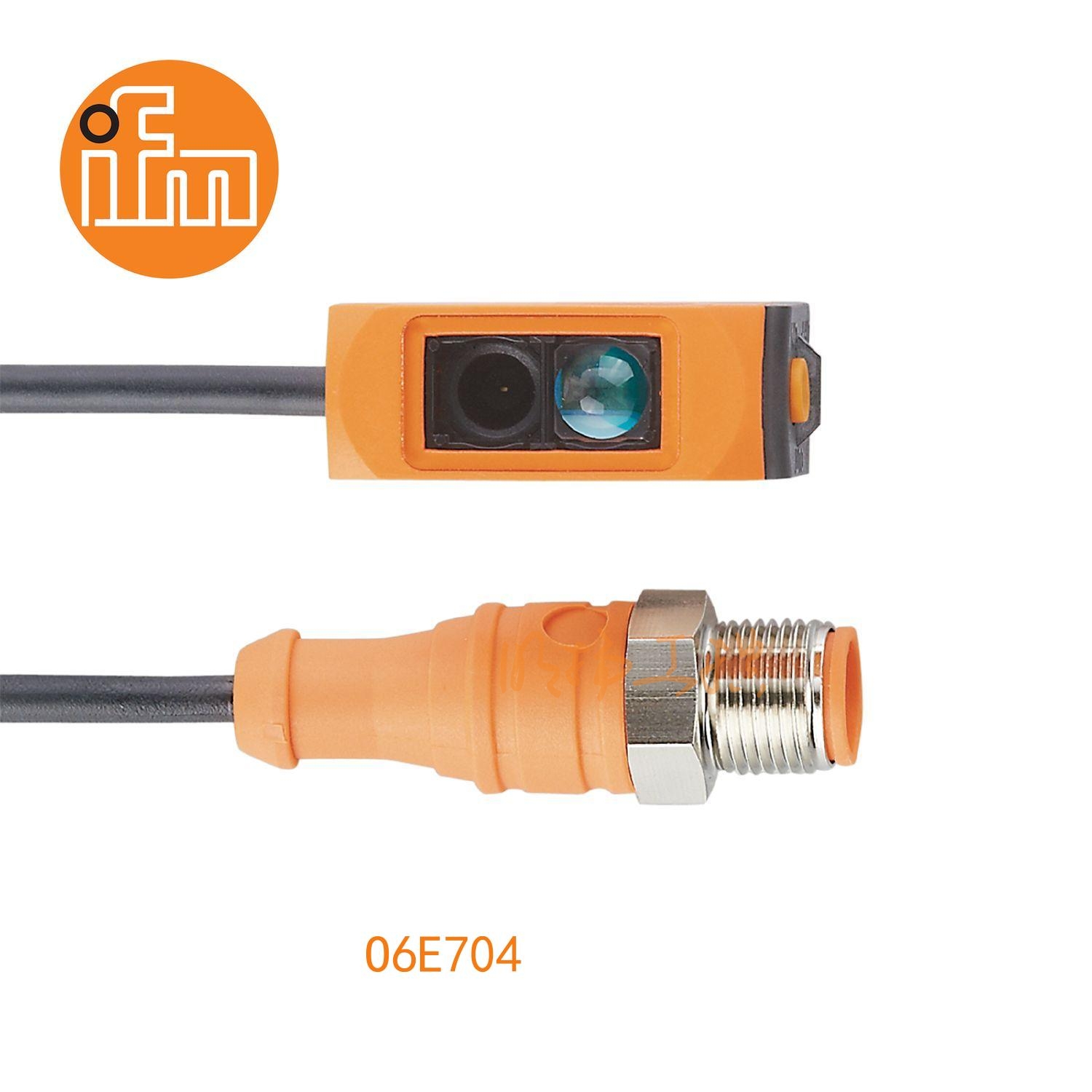 IFM易福门对射式光电开关 O6E704 ； 发射器/接收器：接收装置 ； 检测距离：15 m ；