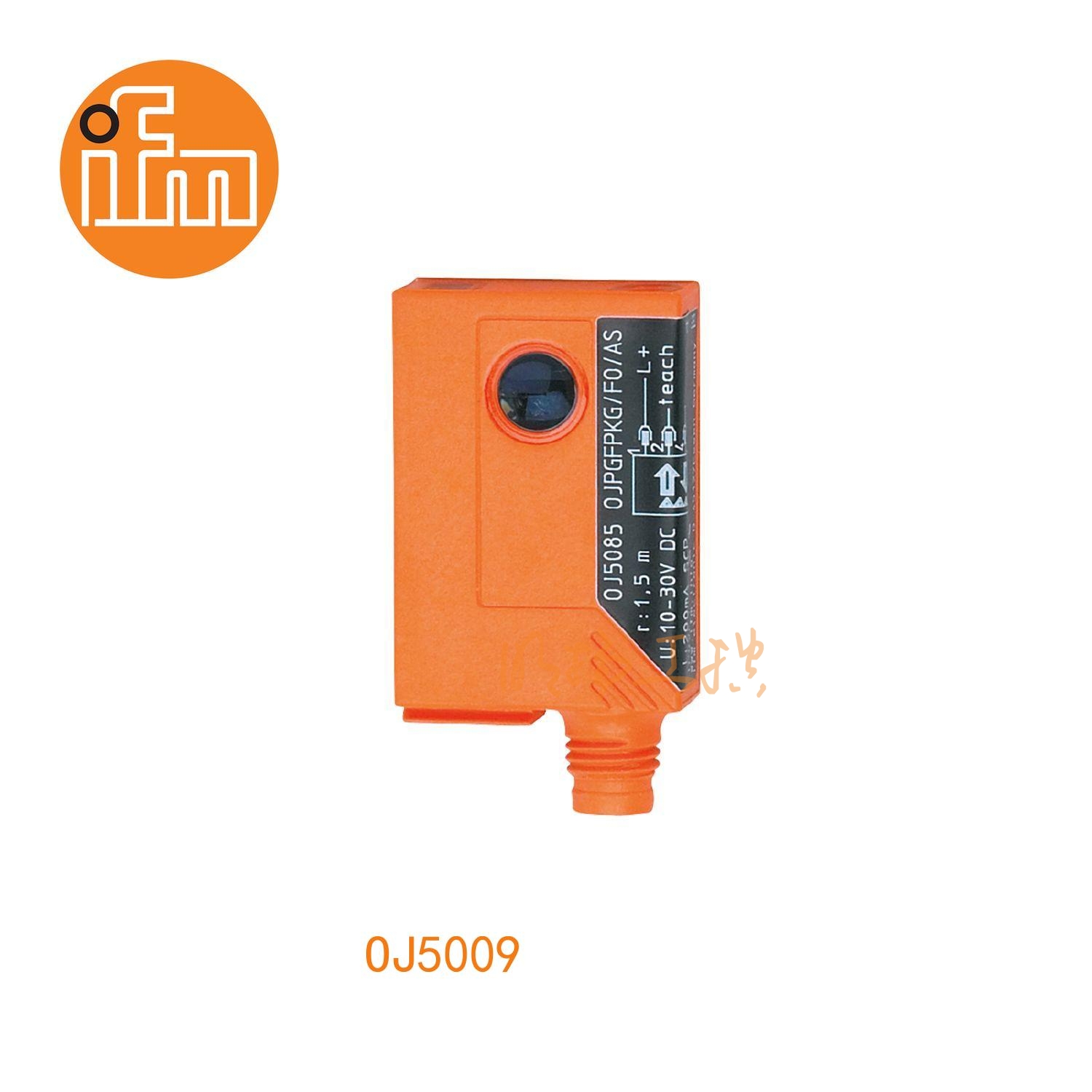 IFM易福门对射式光电开关 OJ5009 ； 发射器/接收器：接收装置 ； 检测距离：< 10 m ；