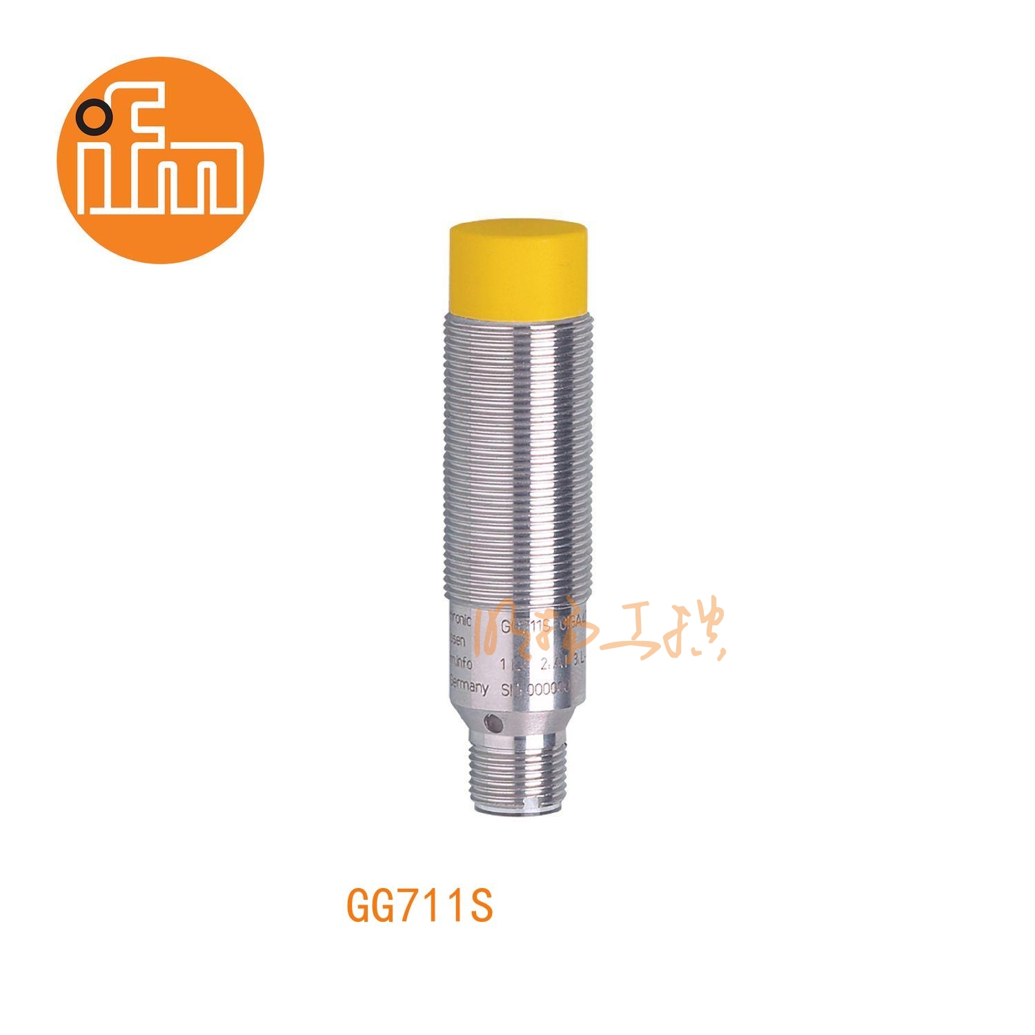 IFM易福门接近开关GG711S；尺寸：M18 x 1 / L = 70.5 mm；有效感应区：1...8 mm；输出功能：2 x OSSD (A1和A2);输出:DC PNP；接口：M12 接插件；电感式安全接近开关 ；