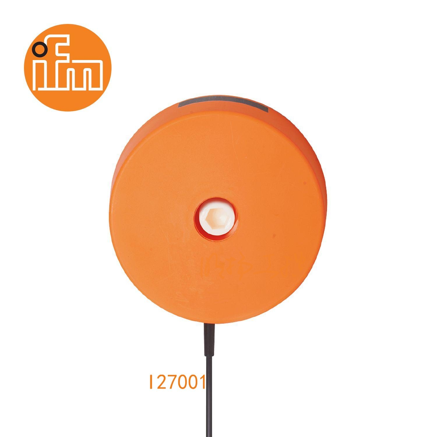 IFM易福门接近开关I27001；感应距离：30...120 mm 非齐平安装；开关频率：3 Hz；输出功能：常开；输出：DC PNP；尺寸：Ø 164 / L = 63 mm;长检测范围的接近开关 ；
