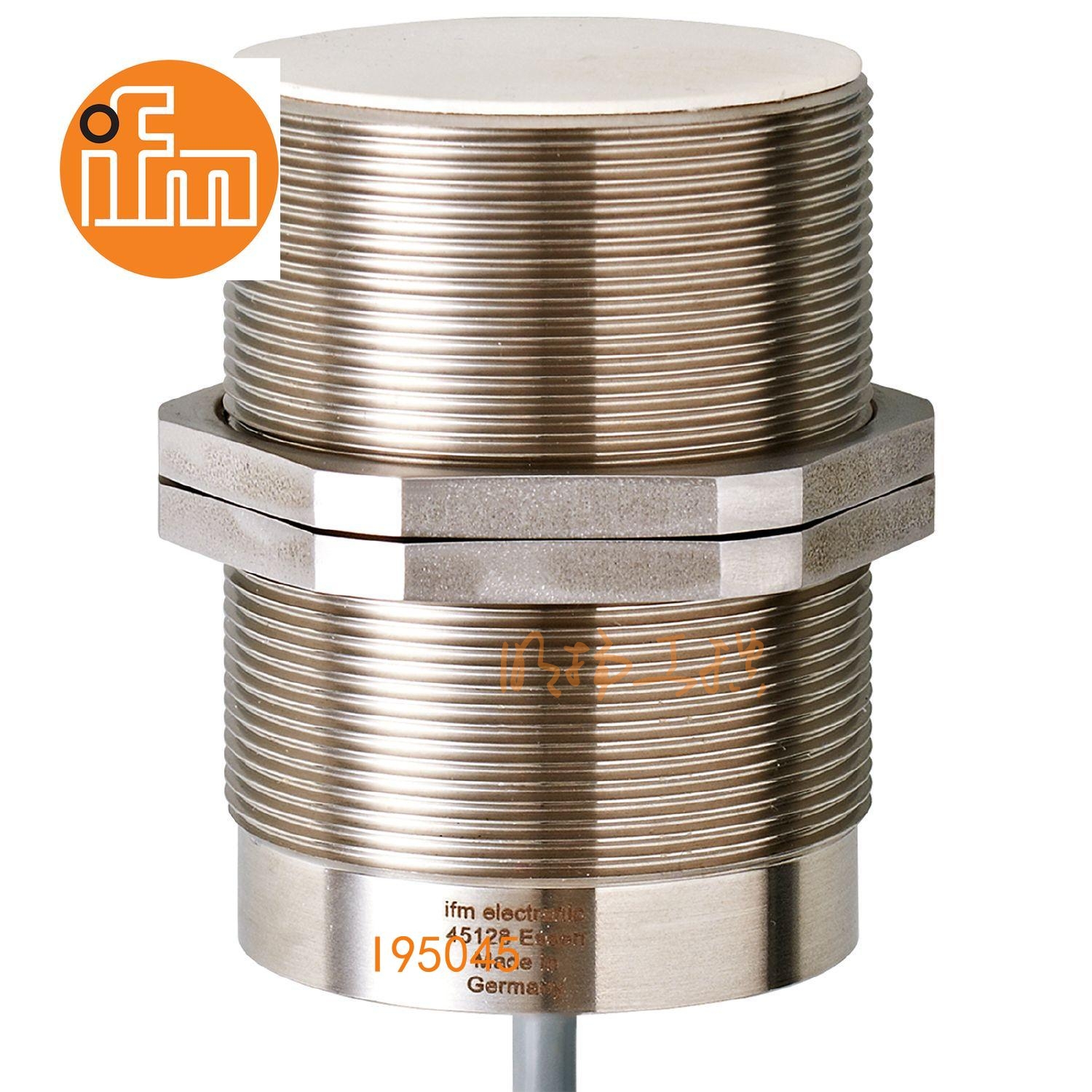 IFM易福门接近开关I95045；感应距离：20 mm 齐平安装；开关频率：100 Hz；输出功能：常开;输出:DC PNP；尺寸：M50 x 1.5 / L = 70 mm；适用于高达254°C环境温度的应用 ；