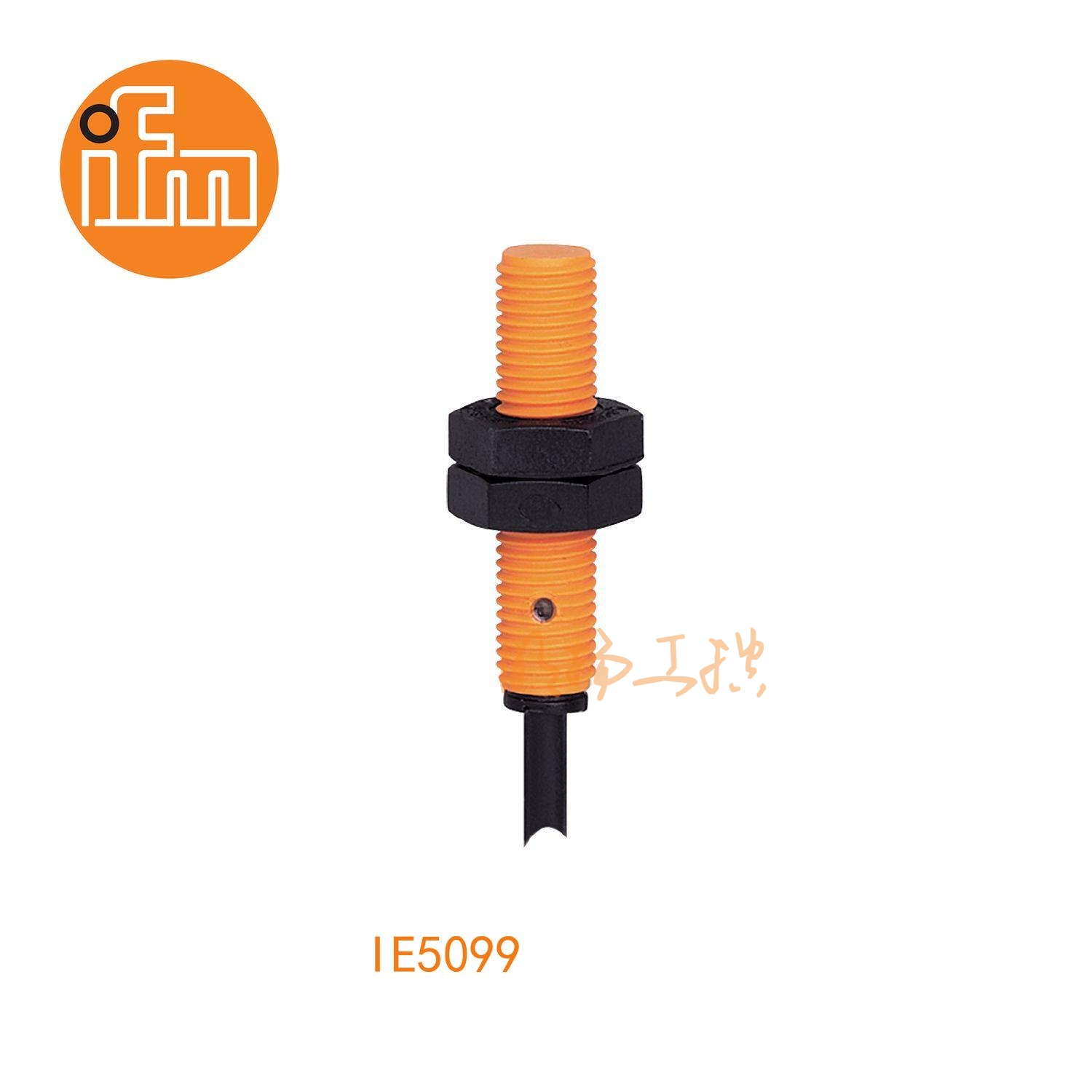 IFM易福门接近开关IE5099；感应距离：2 mm 非齐平安装；开关频率：800 Hz；输出功能：常开；输出：DC PNP；尺寸：M8 x 1 / L = 35 mm;长检测范围的接近开关 ；
