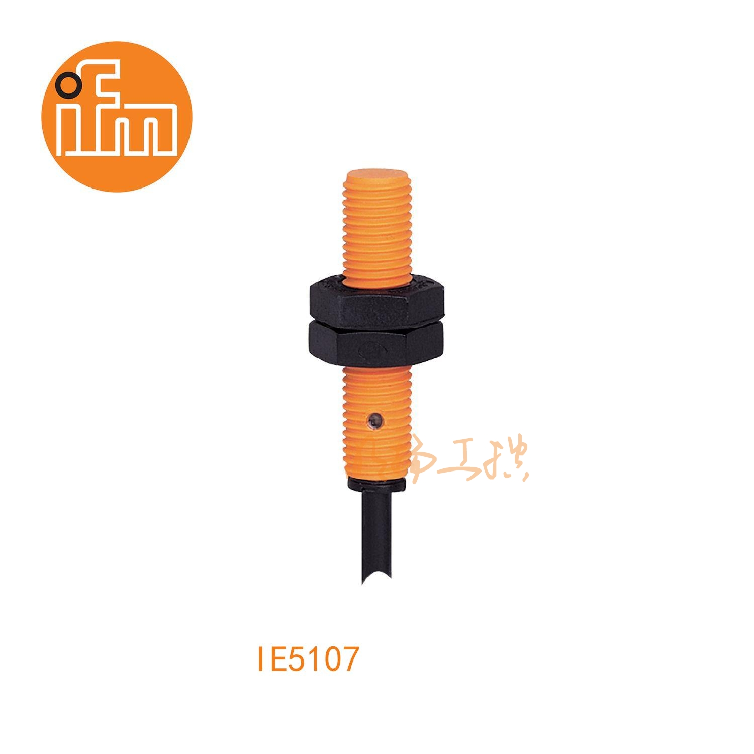 IFM易福门接近开关IE5107；感应距离：2 mm 非齐平安装；开关频率：800 Hz；输出功能：常开；输出：DC NPN；尺寸：M8 x 1 / L = 35 mm;长检测范围的接近开关 ；