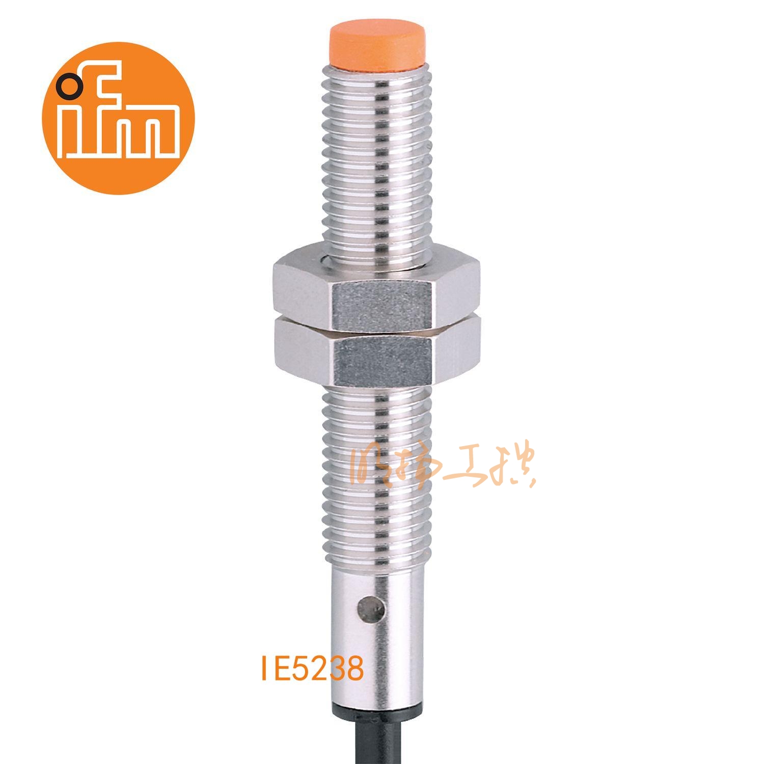 IFM易福门接近开关IE5238；感应距离：2 mm 非齐平安装；开关频率：2000 Hz；输出功能：常开/常闭; (可选)；输出：DC PNP/NPN；尺寸：M8 x 1 / L = 50 mm;长检测范围的接近开关;诚信专业明扬工控商城！