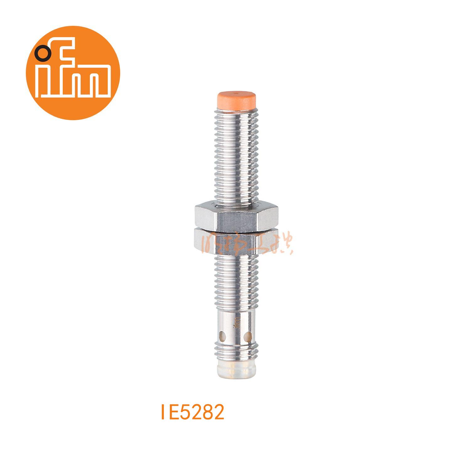 IFM易福门接近开关IE5282；感应距离：2 mm 非齐平安装；开关频率：1200 Hz；输出功能：常开；输出：DC PNP；尺寸：M8 x 1 / L = 50 mm;长检测范围的接近开关 ；