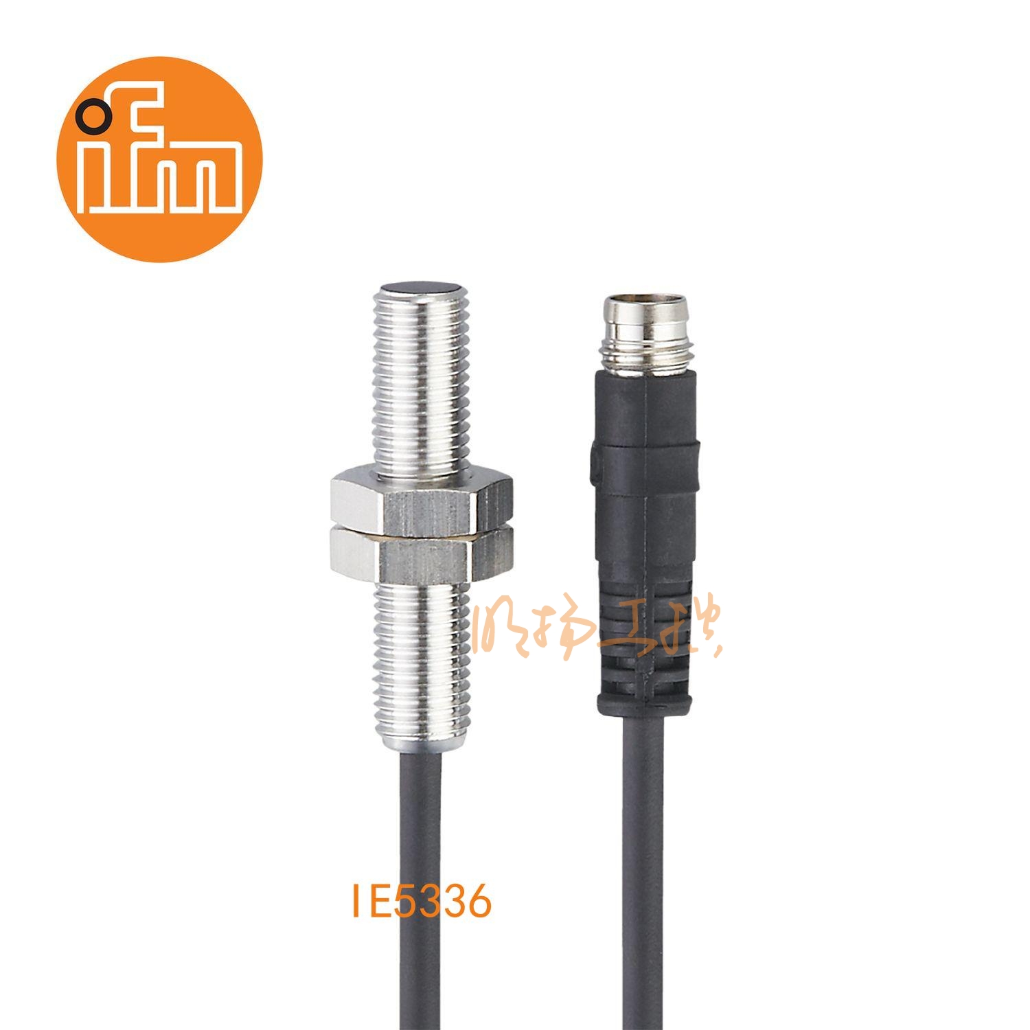 IFM易福门接近开关IE5336；感应距离：2 mm 齐平安装；开关频率：1000 Hz；输出功能：常开；输出：DC PNP；尺寸：M8 x 1 mm;长检测范围的接近开关 ；