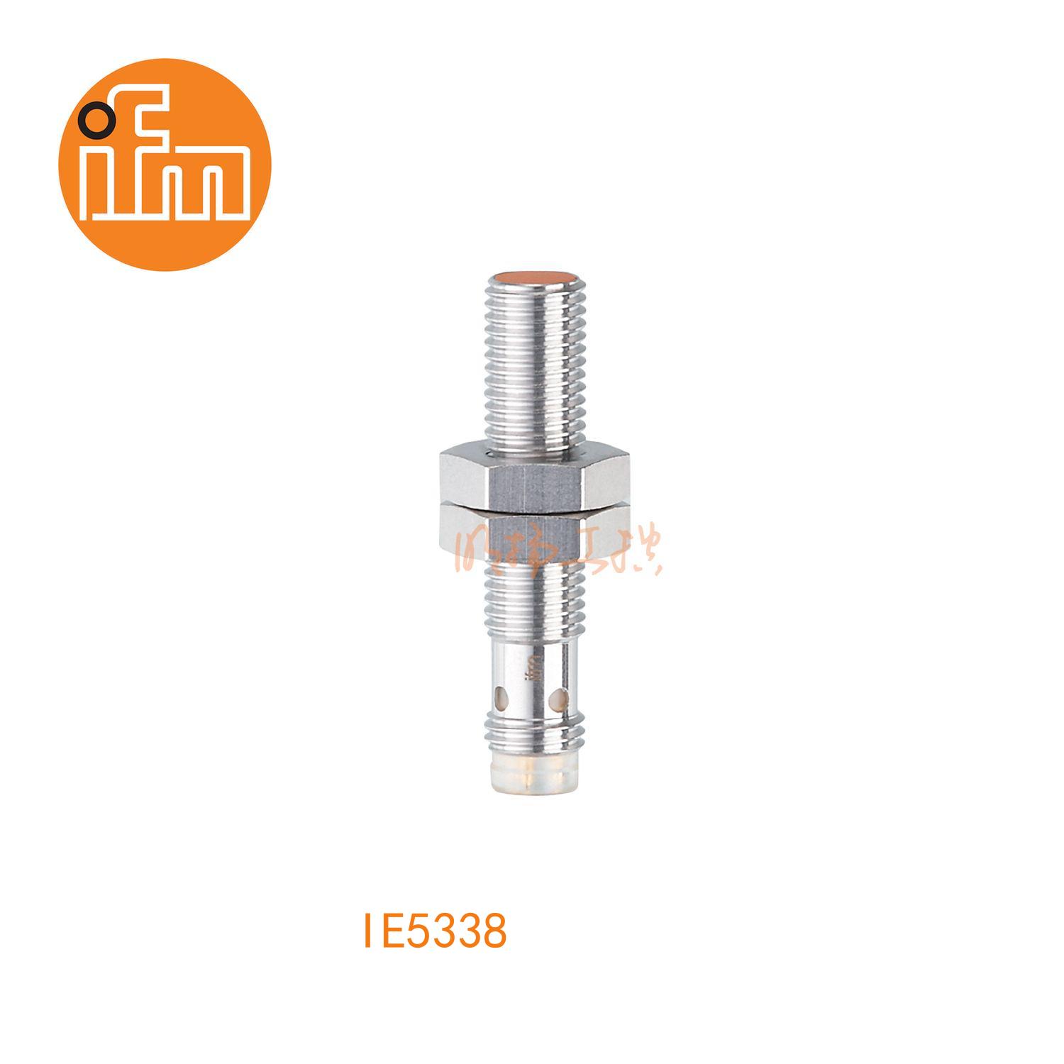IFM易福门接近开关IE5338；感应距离：3 mm 齐平安装；开关频率：800 Hz；输出功能：常开；输出：DC PNP/NPN；尺寸：M8 x 1 / L = 40 mm;长检测范围的接近开关 ；