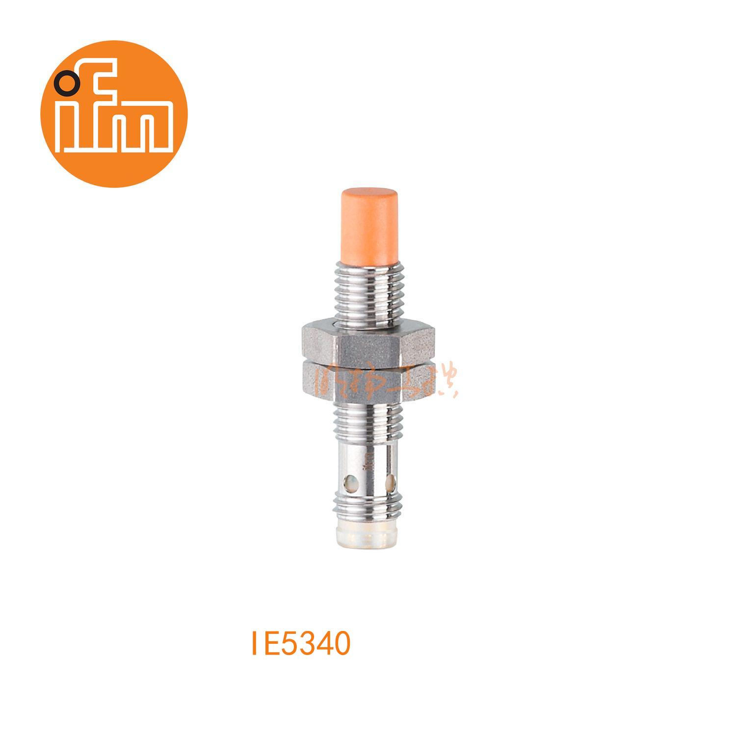 IFM易福门接近开关IE5340；感应距离：5 mm 非齐平安装；开关频率：600 Hz；输出功能：常开；输出：DC PNP/NPN；尺寸：M8 x 1 / L = 40 mm;长检测范围的接近开关;诚信专业明扬工控商城！