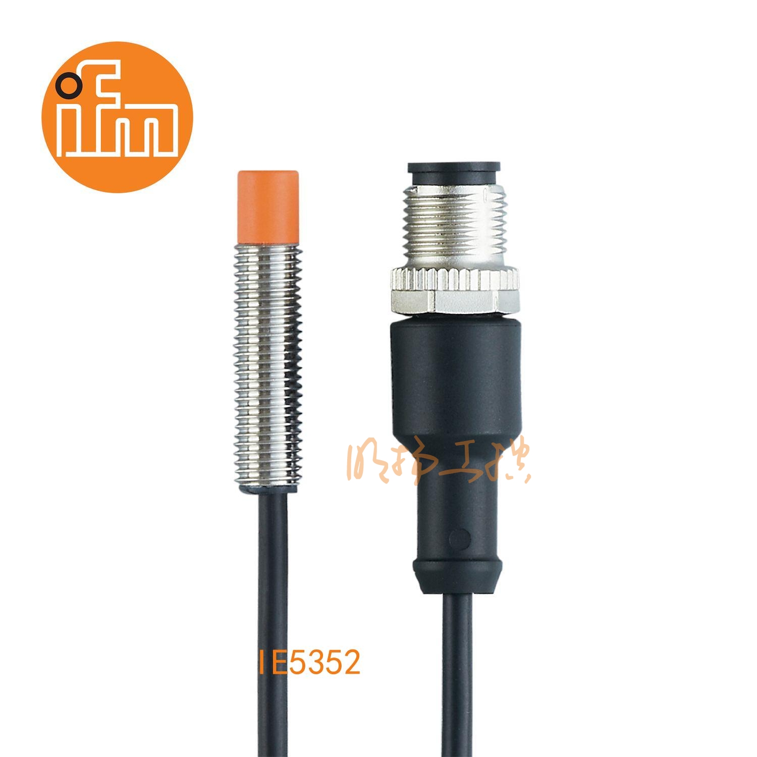 IFM易福门接近开关IE5352；感应距离：5 mm 非齐平安装；开关频率：700 Hz；输出功能：常开；输出：DC PNP/NPN；尺寸：M8 x 1 / L = 37 mm;长检测范围的接近开关;诚信专业明扬工控商城！