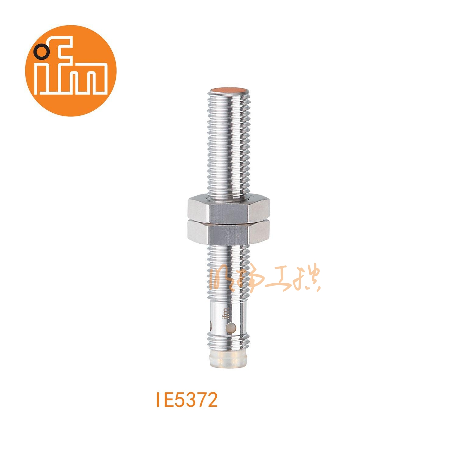 IFM易福门接近开关IE5372；感应距离：1.5 mm 齐平安装；开关频率：1700 Hz；输出功能：常开；输出：DC PNP；尺寸：M8 x 1 / L = 50 mm;长检测范围的接近开关 ；