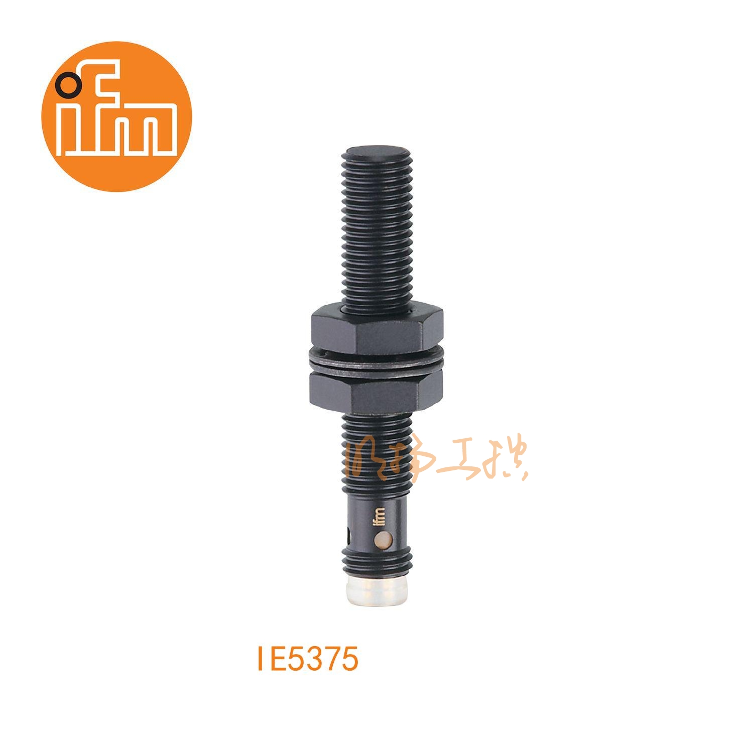 IFM易福门接近开关IE5375；感应距离：2 mm 齐平安装；开关频率：1000 Hz；输出功能：常开；输出：DC PNP；尺寸：M8 x 1 / L = 50 mm;长检测范围的接近开关 ；