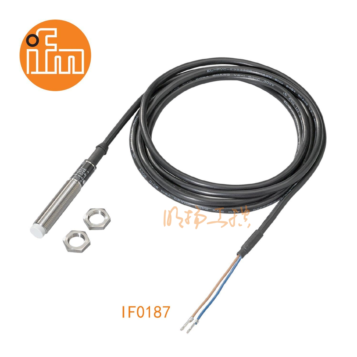 IFM易福门接近开关IF0187；感应距离：4 mm 非齐平安装；开关频率：25 Hz；输出功能：常开；输出：AC；尺寸：M12 x 1 / L = 71 mm; AC/DC接近开关 ；