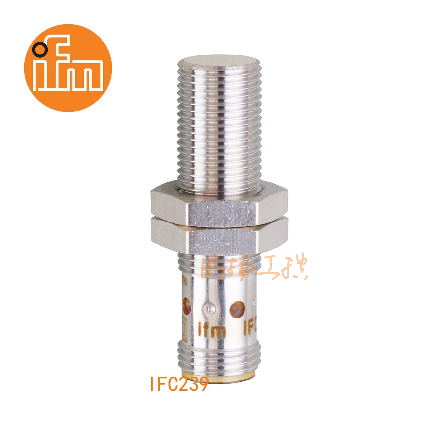 IFM易福门接近开关IFC239；感应距离：2 mm 齐平安装；开关频率：700 Hz；输出功能：常开；输出：DC PNP；尺寸：M12 x 1 / L = 45 mm适用于冷却润滑剂应用 ；