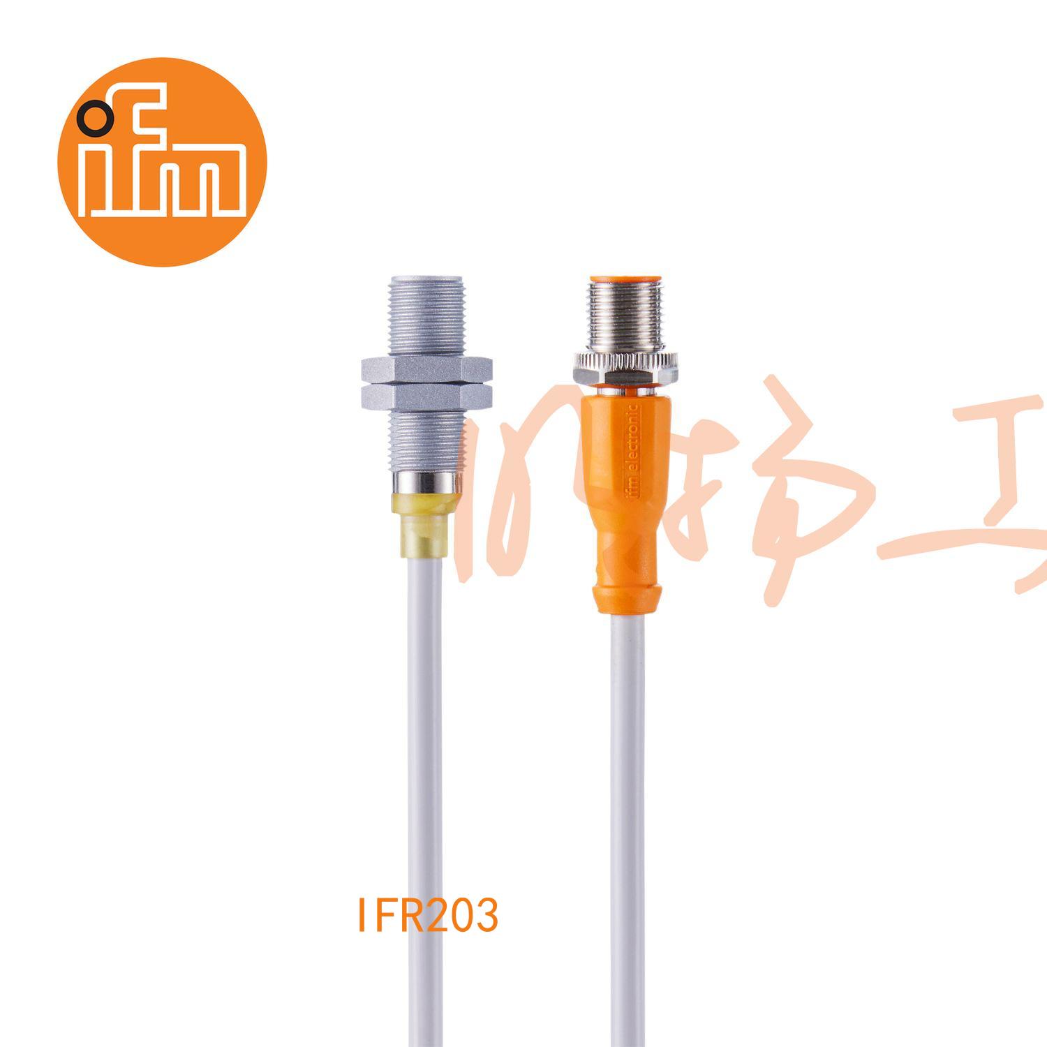 IFM易福门接近开关IFR203；感应距离：4 mm 齐平安装；开关频率：75 Hz；输出功能：常开；输出：DC PNP/NPN；尺寸：M12 x 1 / L = 40 mm ；全金属 ；