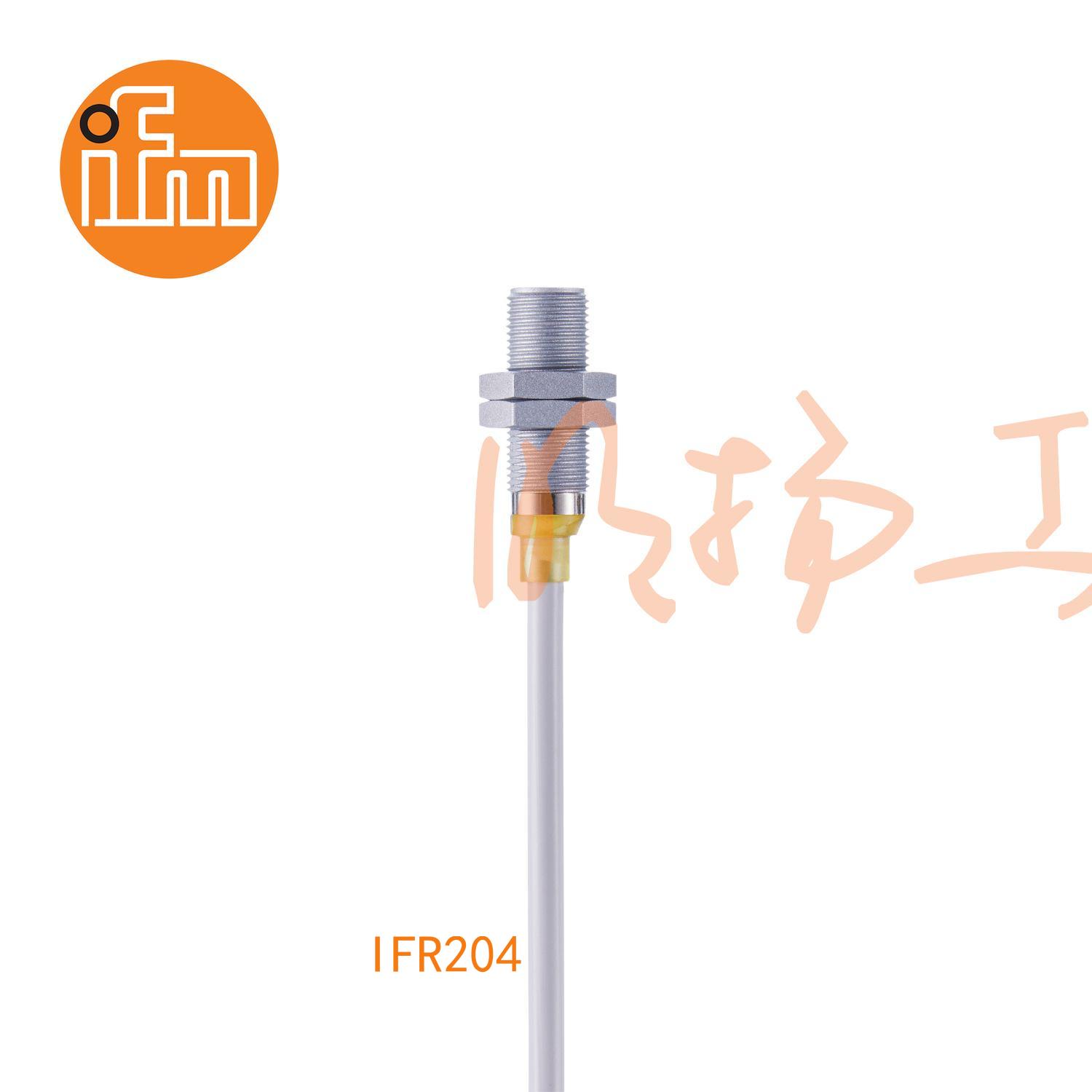 IFM易福门接近开关IFR204；感应距离：4 mm 齐平安装；开关频率：75 Hz；输出功能：常开；输出：DC PNP/NPN；尺寸：M12 x 1 / L = 40 mm ；全金属 ；