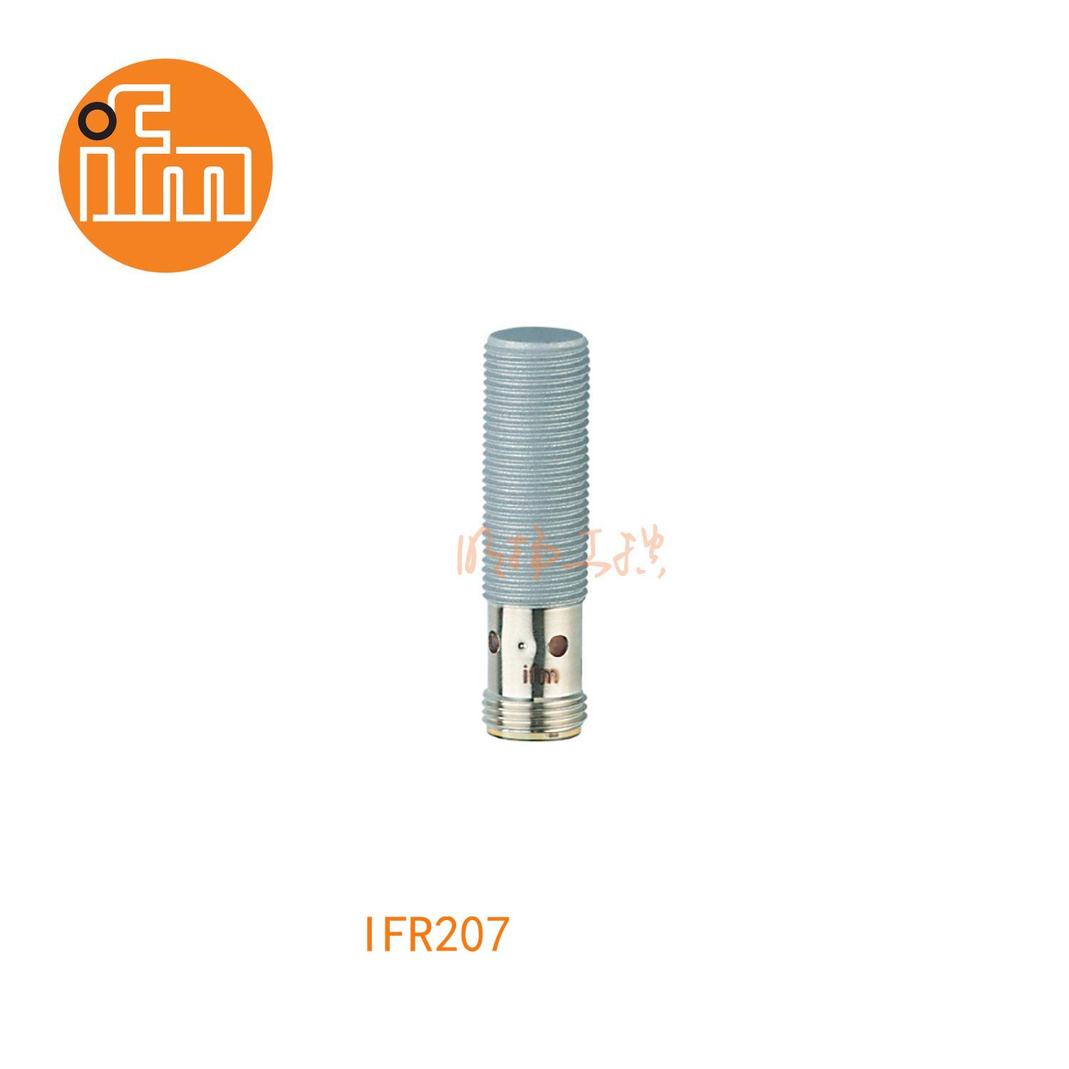IFM易福门接近开关IFR207；感应距离：4 mm 齐平安装；开关频率：2 Hz；输出功能：常开；输出：DC PNP；尺寸：M12 x 1 / L = 45 mm ；全金属 ；