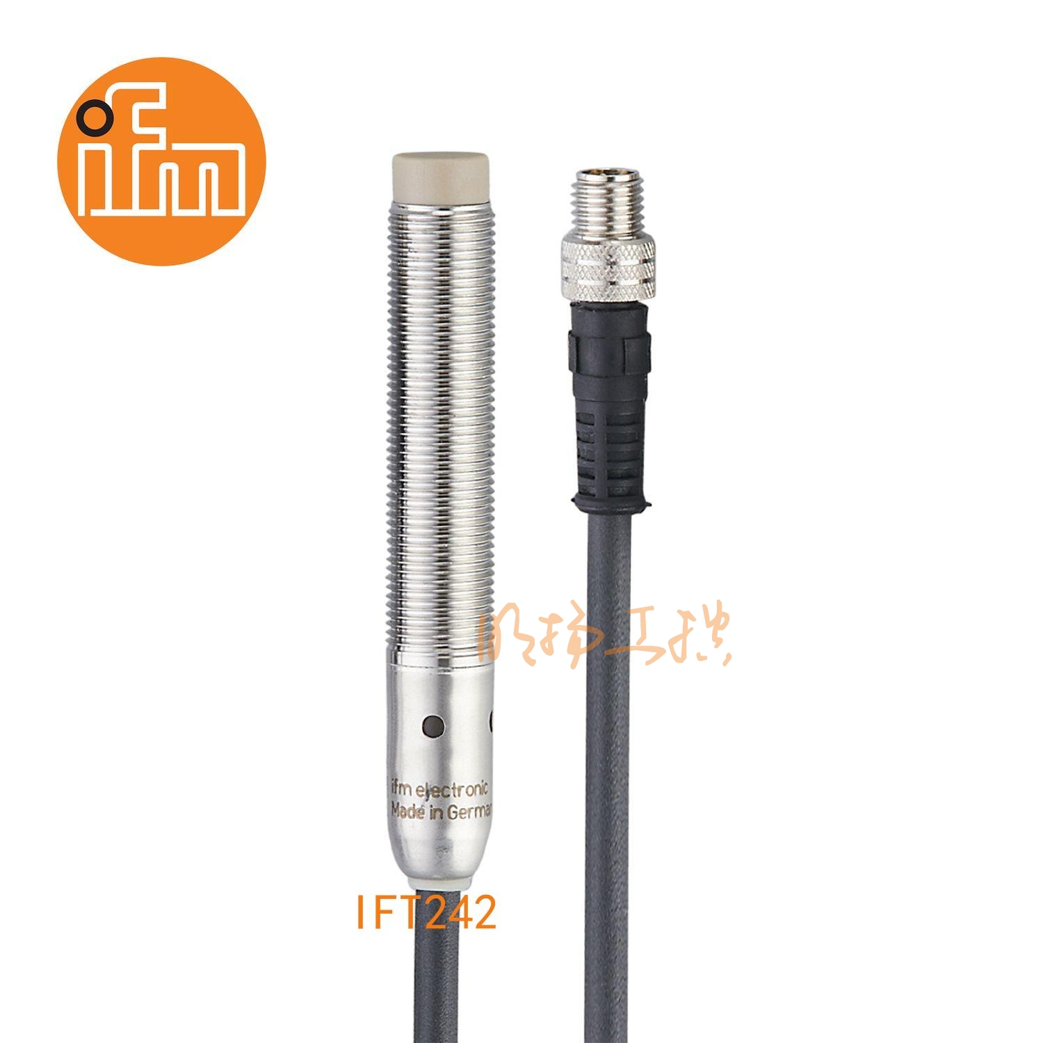 IFM易福门接近开关IFT242；感应距离：7 mm 非齐平安装；开关频率：700 Hz；输出功能：常开；输出：DC PNP/NPN；尺寸：M12 x 1 / L = 79 mm卫生区域 ；