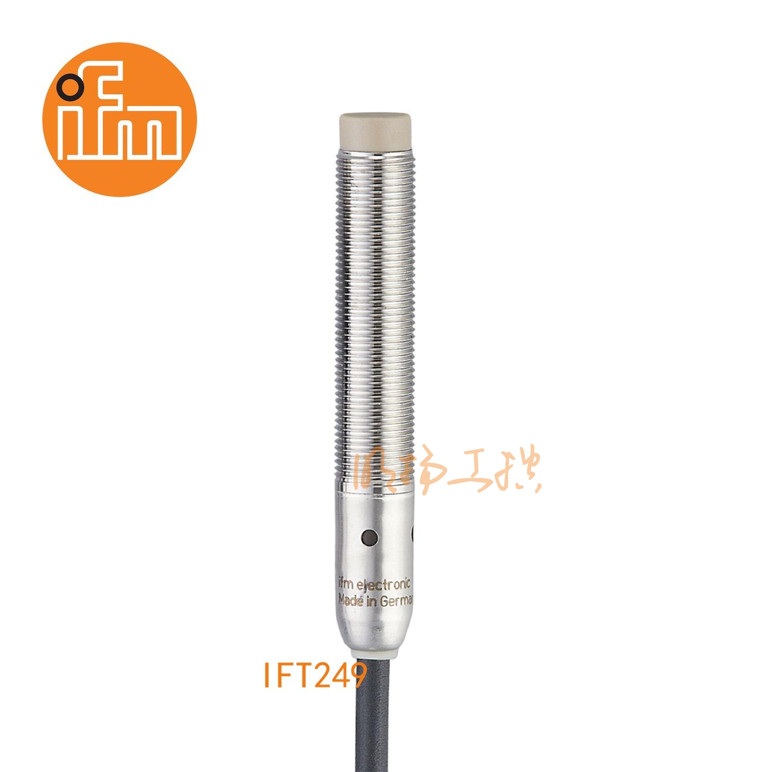 IFM易福门接近开关IFT249；感应距离：7 mm 非齐平安装；开关频率：700 Hz；输出功能：常开；输出：DC PNP/NPN；尺寸：M12 x 1 / L = 79 mm卫生区域 ；