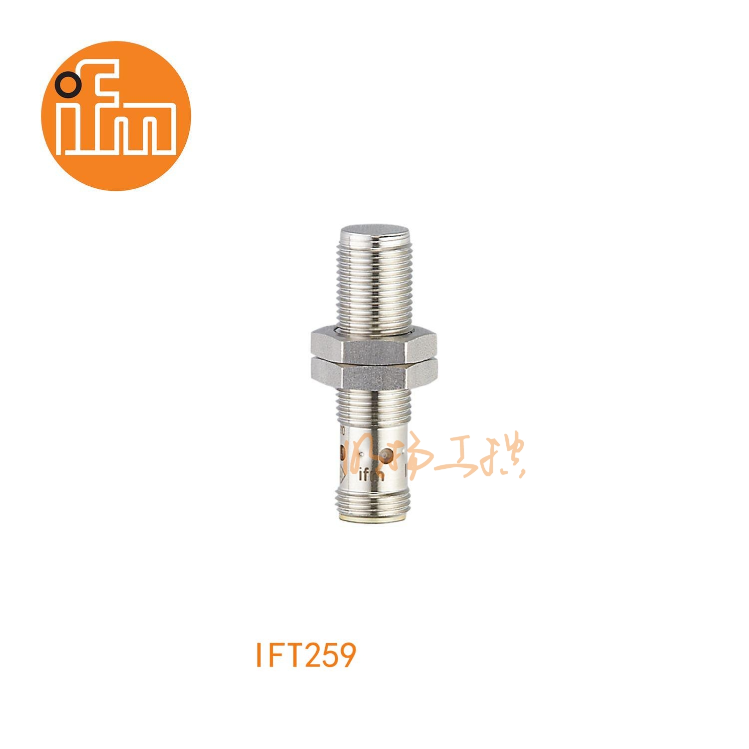 IFM易福门接近开关IFT259；感应距离：5 mm 准齐平；开关频率：250 Hz；输出功能：常开；输出：DC PNP；尺寸：M12 x 1 / L = 45 mm；卫生区域 ；