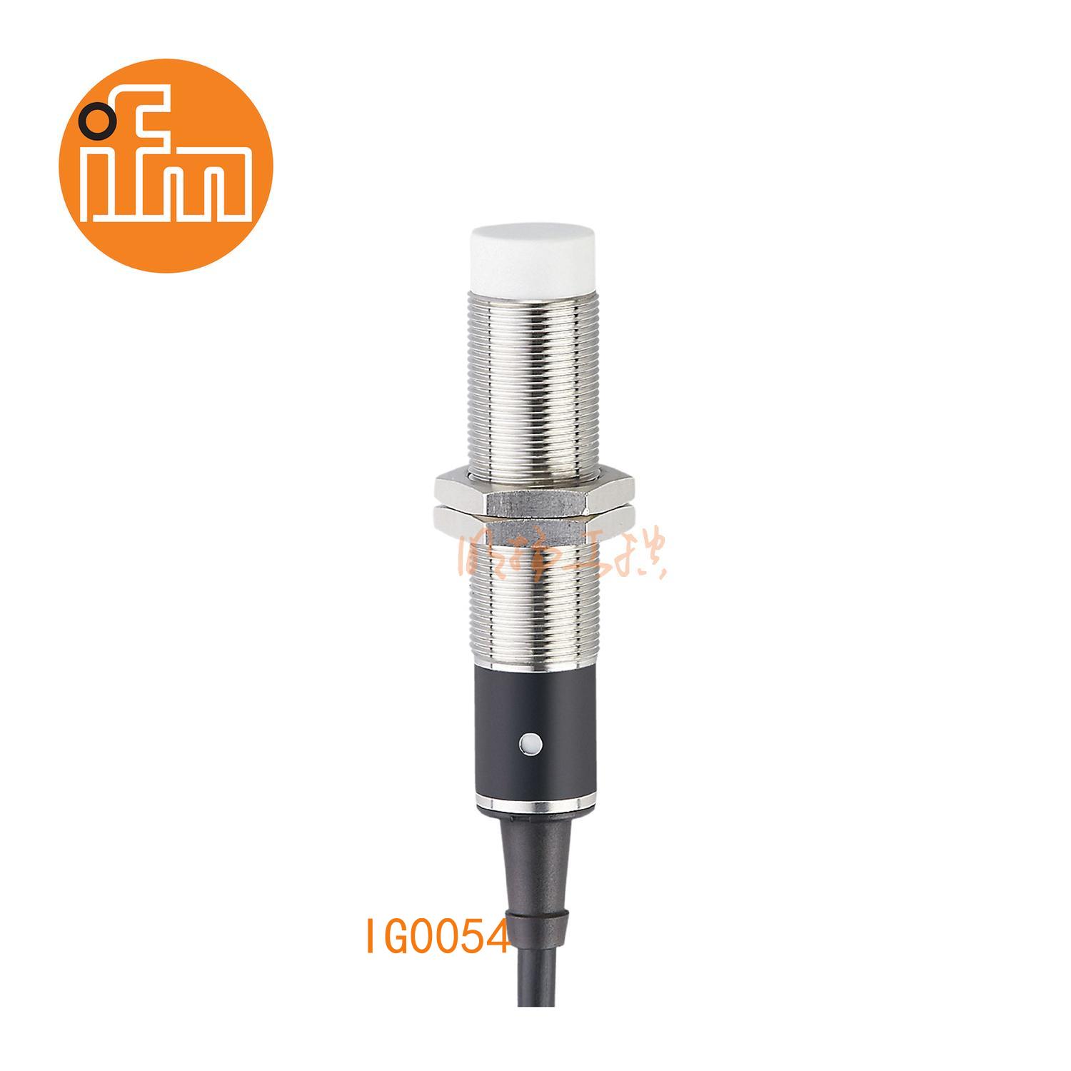 IFM易福门接近开关IG0054；感应距离：8 mm 非齐平安装；开关频率：25 Hz AC / 50 Hz DC；输出功能：常开；输出：AC/DC；尺寸：M18 x 1 / L = 80 mm; AC/DC接近开关 ；