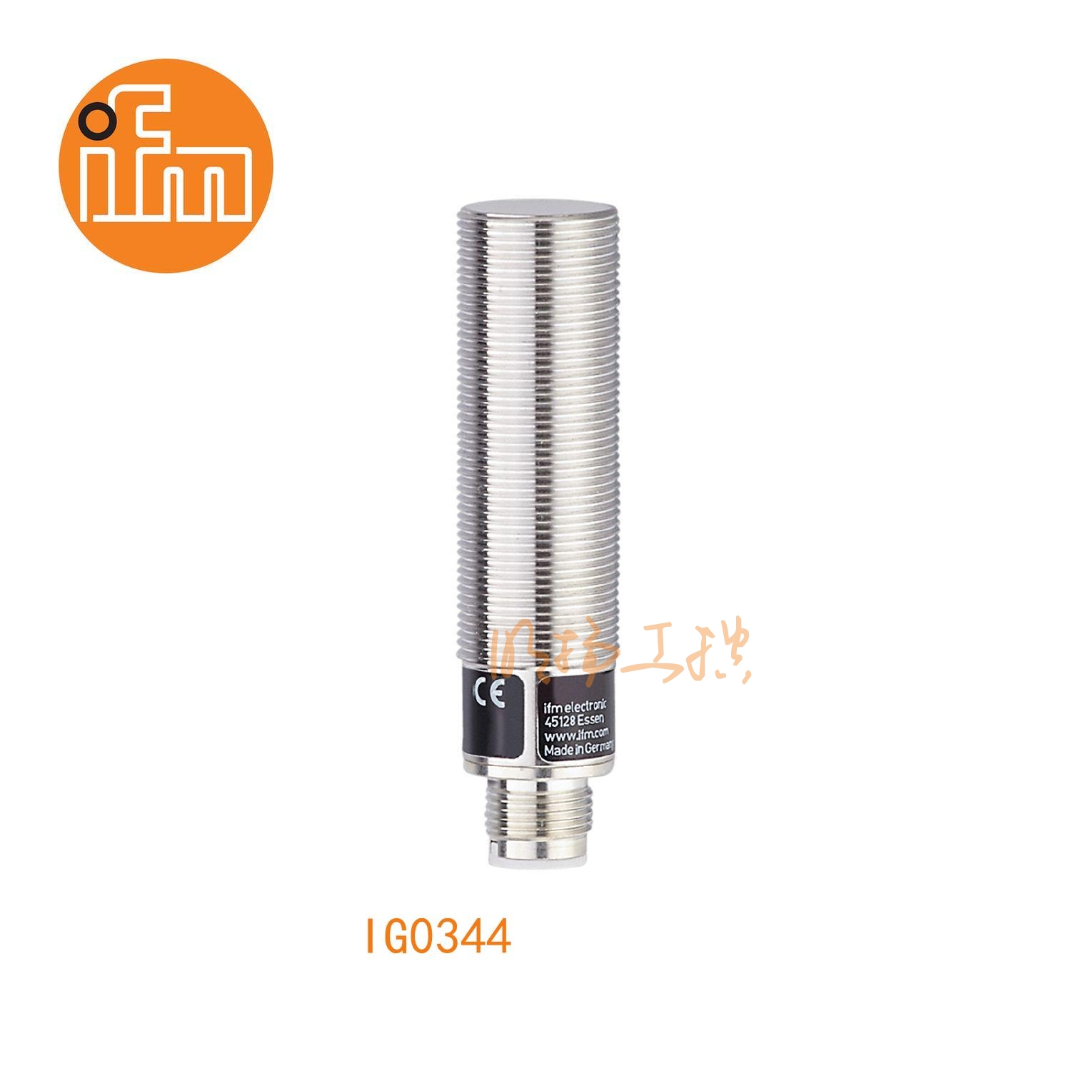IFM易福门接近开关IG0344；感应距离：8 mm 齐平安装；开关频率：25 Hz AC / 60 Hz DC；输出功能：常开；输出：AC/DC；尺寸：M18 x 1 mm; AC/DC接近开关 ；
