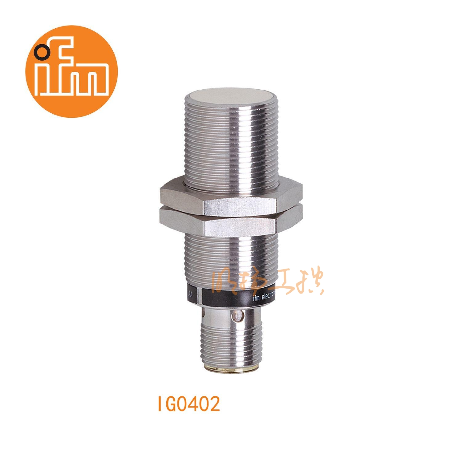IFM易福门接近开关IG0402；感应距离：8 mm 齐平安装；开关频率：25 Hz AC / 100 Hz DC；输出功能：常开；输出：AC/DC；尺寸：M18 x 1 / L = 53 mm; AC/DC接近开关 ；