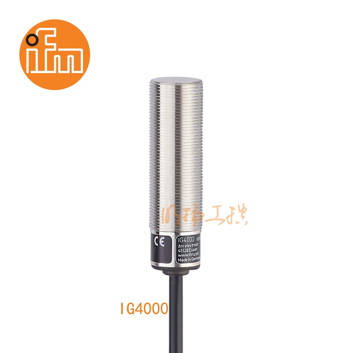 IFM易福门接近开关IG4000；感应距离：8 mm 齐平安装；开关频率：25 Hz AC / 20 Hz DC；输出功能：常开；输出：AC/DC；尺寸：M18 x 1 mm; AC/DC接近开关 ；