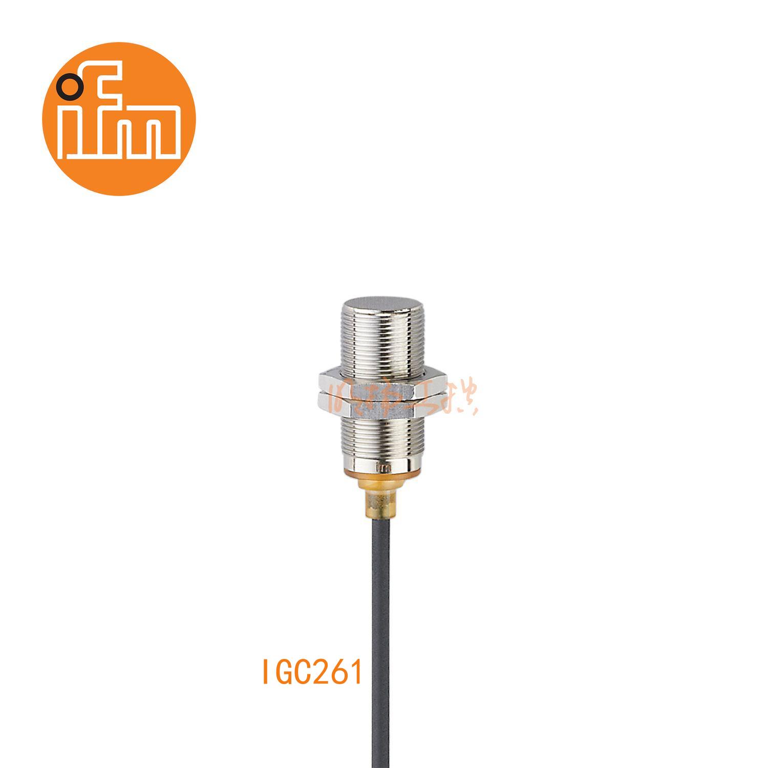 IFM易福门接近开关IGC261；感应距离：8 mm 齐平安装；开关频率：100 Hz；输出功能：常开；输出：DC PNP；尺寸：M18 x 1 / L = 40 mm ；全金属 ；