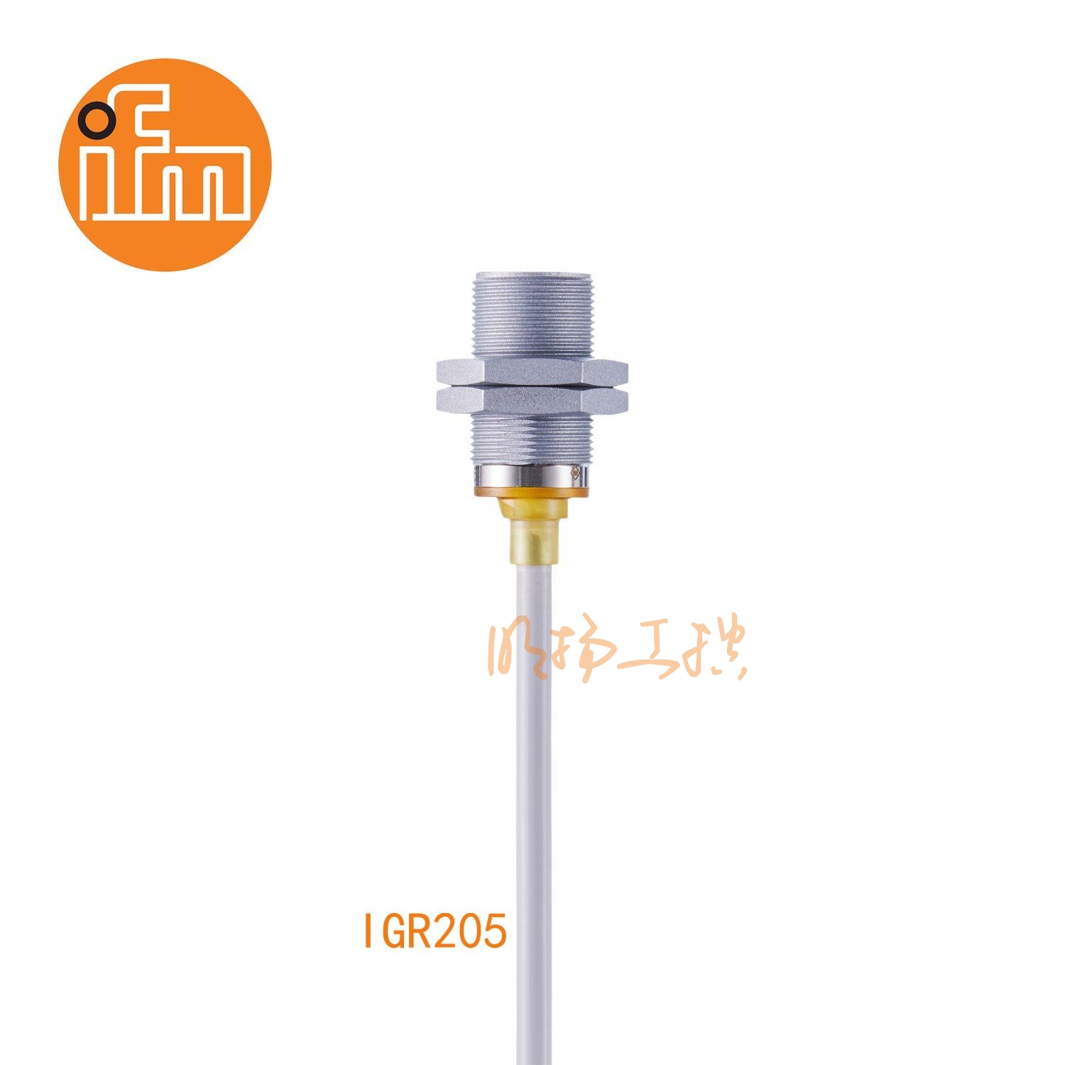 IFM易福门接近开关IGR205；感应距离：6 mm 齐平安装；开关频率：50 Hz；输出功能：常开;输出:DC PNP/NPN；尺寸：M18 x 1 / L = 40 mm；适用于焊接应用 ；