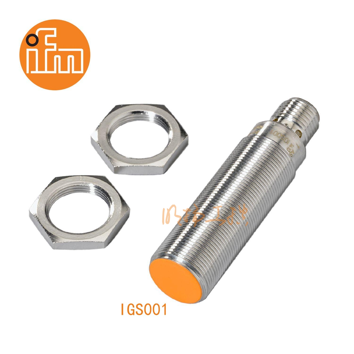 IFM易福门接近开关IGS001；感应距离：8 mm 齐平安装；开关频率：25 Hz AC / 25 Hz DC；输出功能：常开；输出：AC/DC；尺寸：M18 x 1 / L = 70 mm; AC/DC接近开关 ；