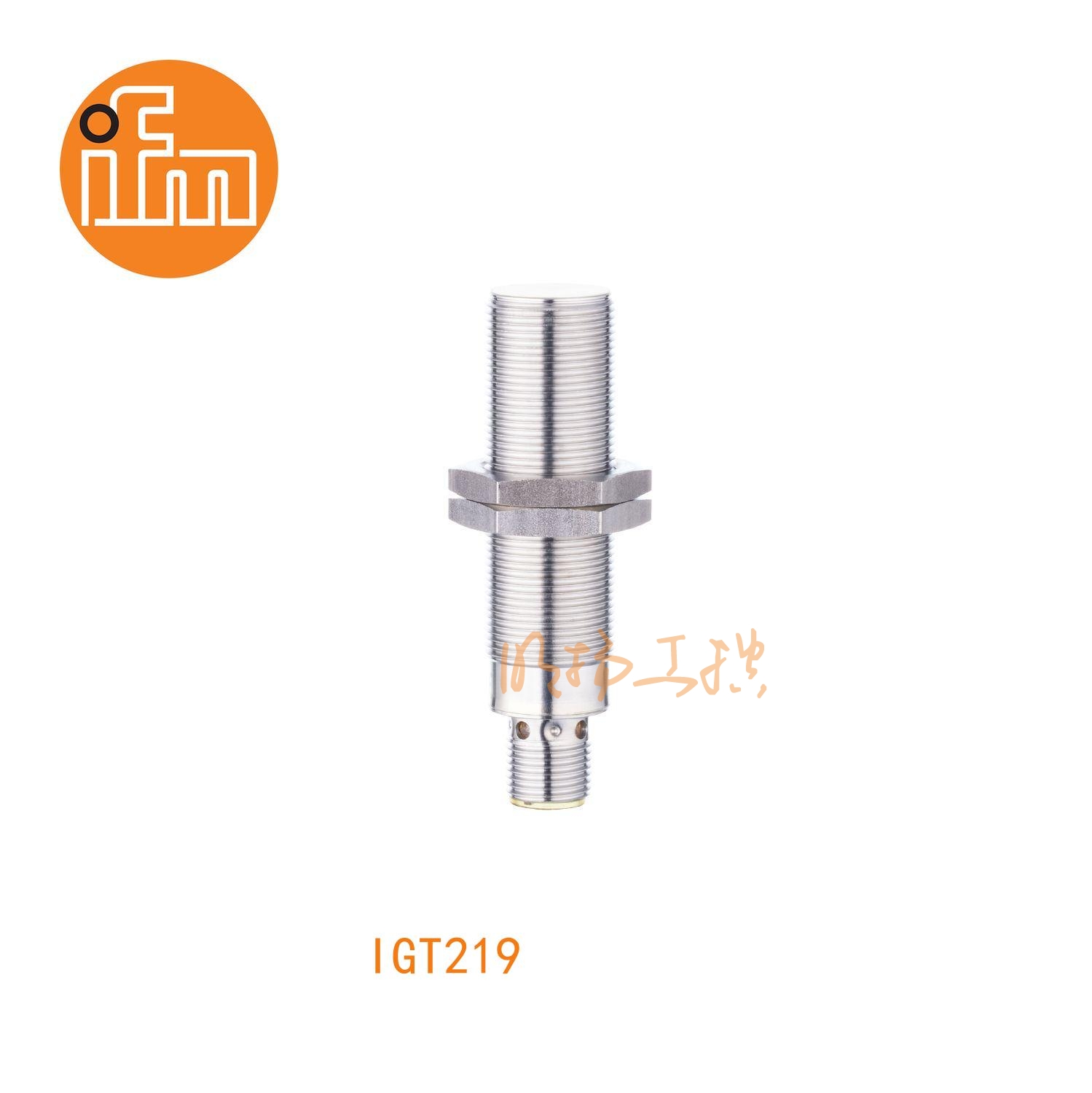 IFM易福门接近开关IGT219；感应距离：8 mm 齐平安装；开关频率：400 Hz；输出功能：常开；输出：DC PNP；尺寸：M18 x 1 / L = 70 mm；卫生区域 ；