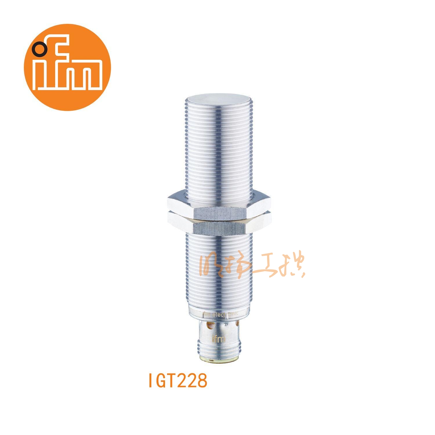 IFM易福门接近开关IGT228；感应距离：8 mm 齐平安装；开关频率：400 Hz；输出功能：常开；输出：DC PNP/NPN；尺寸：M18 x 1 / L = 70 mm；卫生区域 ；