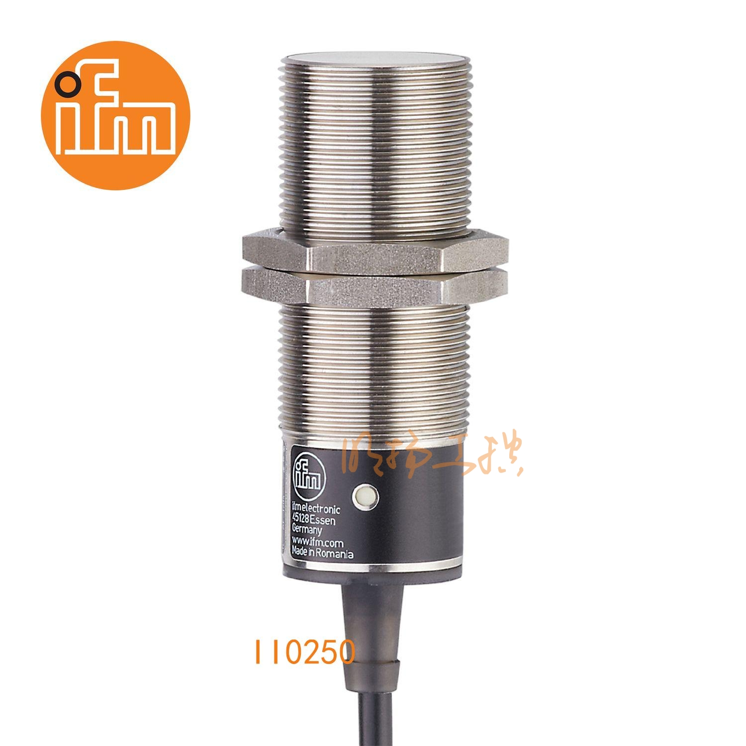 IFM易福门接近开关II0250；感应距离：10 mm 齐平安装；开关频率：25 Hz AC / 50 Hz DC；输出功能：常开；输出：AC/DC；尺寸：M30 x 1.5 / L = 81 mm; AC/DC接近开关 ；