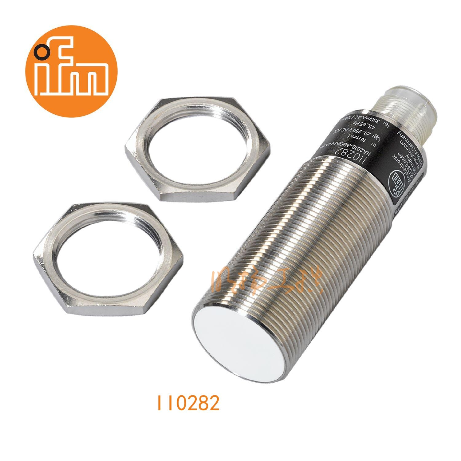 IFM易福门接近开关II0282；感应距离：10 mm 齐平安装；开关频率：25 Hz AC / 50 Hz DC；输出功能：常开；输出：AC/DC；尺寸：M30 x 1.5 mm; AC/DC接近开关 ；