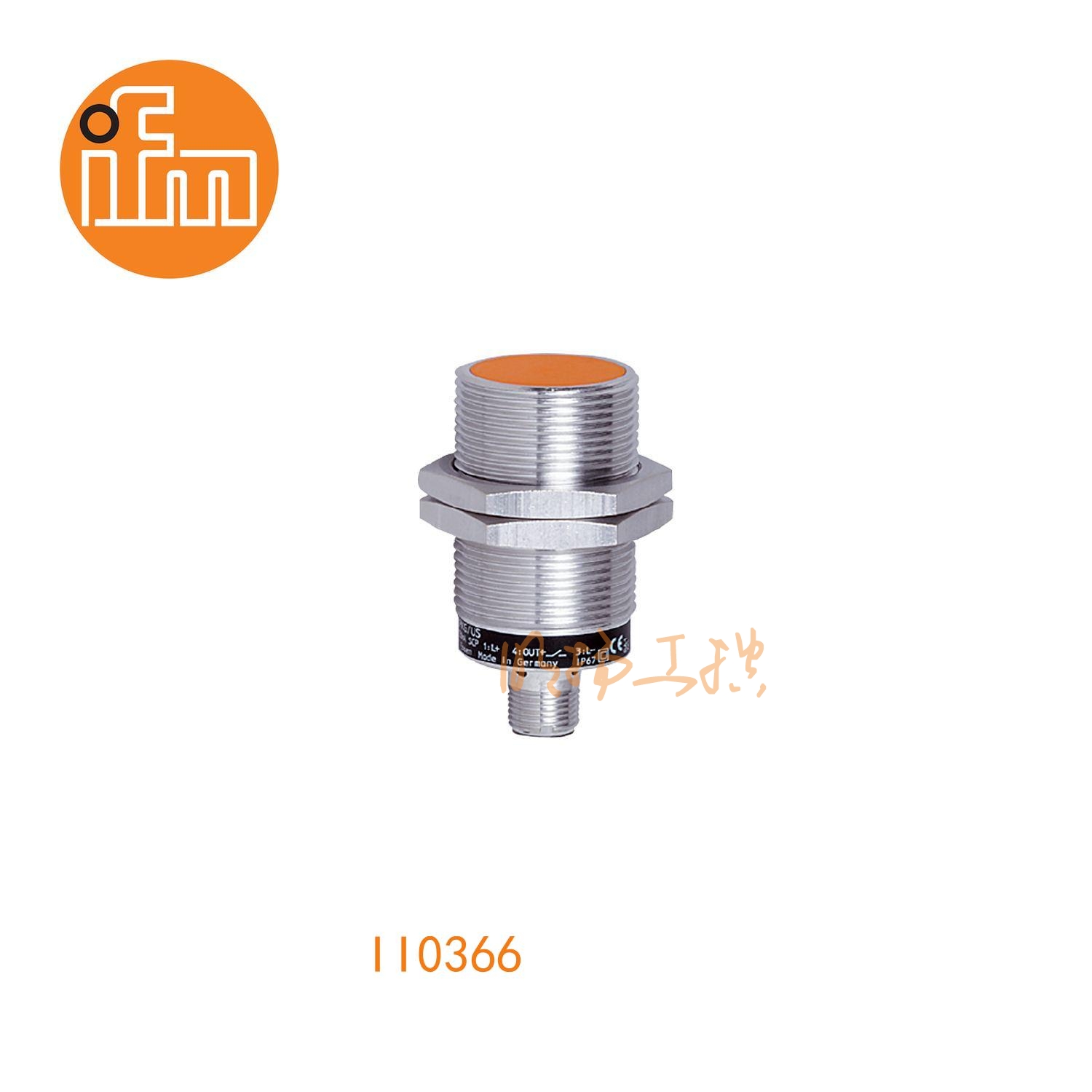 IFM易福门接近开关II0366；感应距离：15 mm 齐平安装；开关频率：25 Hz AC / 25 Hz DC；输出功能：常开；输出：AC/DC；尺寸：M30 x 1.5 / L = 58 mm; AC/DC接近开关 ；