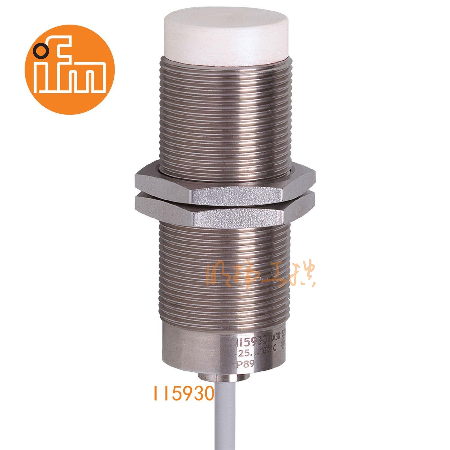 IFM易福门接近开关II5930；感应距离：15 mm 非齐平安装；开关频率：200 Hz；输出功能：常开;输出:DC PNP；尺寸：M30 x 1.5 / L = 79 mm；适用于高达239°C环境温度的应用 ；