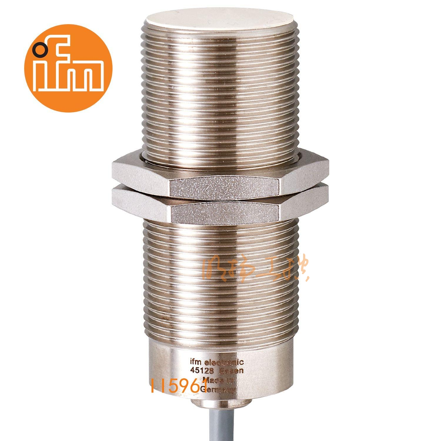 IFM易福门接近开关II5961；感应距离：10 mm 齐平安装；开关频率：200 Hz；输出功能：常开;输出:DC PNP；尺寸：M30 x 1.5 / L = 70 mm；适用于高达209°C环境温度的应用 ；