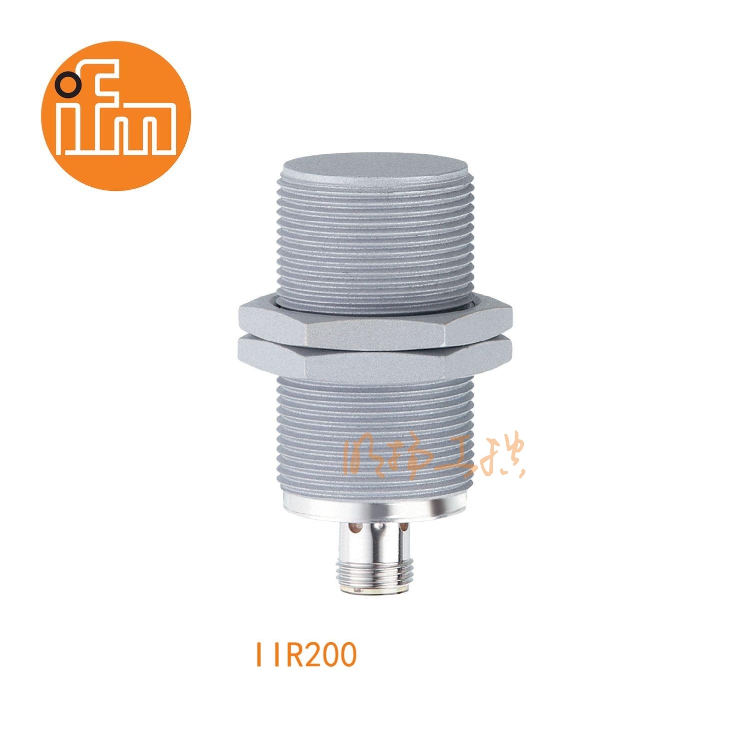 IFM易福门接近开关IIR200；感应距离：12 mm 齐平安装；开关频率：2 Hz；环境温度：常开;输出:DC PNP；尺寸：M30 x 1.5 / L = 65 mm；适用于焊接应用 ；