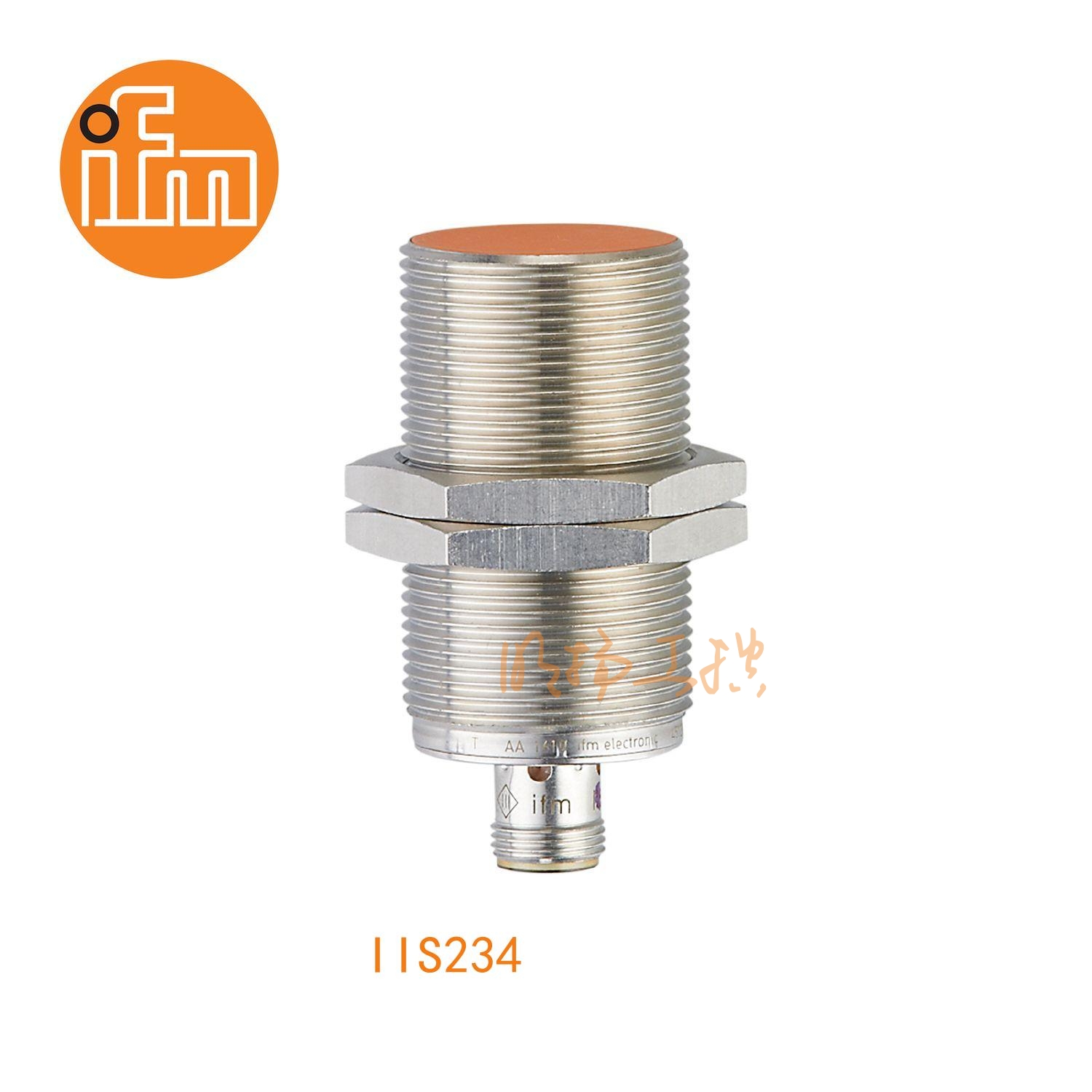 IFM易福门接近开关IIS234；感应距离：15 mm 齐平安装；开关频率：100 Hz；输出功能：常闭；输出：DC PNP；尺寸：M30 x 1.5 / L = 60 mm；适用于工业、移动、冷却和润滑应用 ；